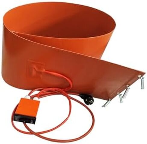Ilated Metal Drum Heater with Adjustable Temperature Control - Efficient Heating Band for Resin Materials, Optimal Performance & Safety, Perfect for Industrial Use in Kuwait