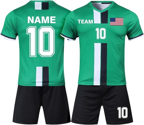 ORYG Custom Soccer Jerseys Men Kids Sports Soccer Shorts Suit Adult Team Training Soccer Uniform Personalized Customization in Kuwait