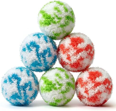 Non-Scratch Scrubber Balls, 3 Pack | Magic cleaning balls, Flexible Polypropylene, For Kitchen Bathroom Dishes, Gentle Scrub Spheres, For Sink Tub Tile in Kuwait
