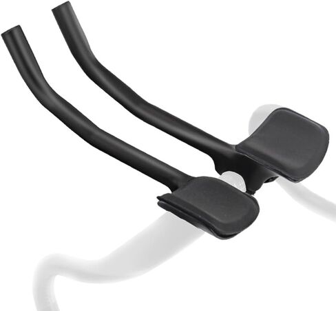 aerobars لدراجة الطريق Alfa Pasca موسع مقود الدراجة 31.8 مم | زاوية 40 درجة TT القضبان كليب على القضبان الهوائية الطريق الدراجة الراحة TT المقاود موسع 360 مللي متر UD ماتي دراجة الملحقات in Kuwait