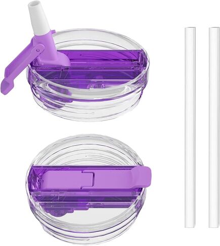 30 oz Detachable Flip Straw Pro Lid Replacement for Stanley Quencher and ProTour，Leak Proof Lids，No Spill Dust-proof Tumbler Lids Reusable for 30oz Stanley Accessories (White, 30oz) in Kuwait