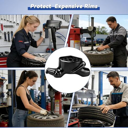 Tire Changer Duck Head 4-120129B,Wing Style Black Plastic Duck Head,Workshop Tire Machine Duck Head Replacement for TCX50/515/550 (2 Pack) in Saudi Arabia