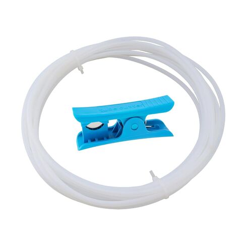 PTFE Tube 2.5mm ID × 4mm OD 16.4ft Length with Tubing Cutter Fit for Bambu Lab A1 Mini/A1/P1P/P1S/X1C/AMS/P1/X1 Series, Fit for Creality K1/K1 Max/Ender 3 V3, 1.75mm Filament (Gray) in Kuwait