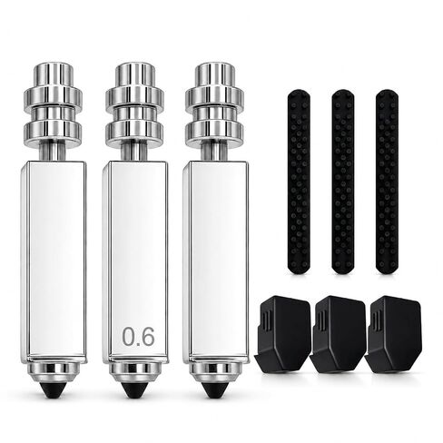 4 عبوات من الفوهات الفولاذية الصلبة لجهاز Anycubic Kobra S1 Max، 0.2 مم 0.4 مم 0.6 مم 0.8 مم مجموعة Hotend مدمجة سريعة التبديل مع 4 جوارب سيليكون و4 فرش تنظيف ووسادة مضادة للتسرب in Kuwait