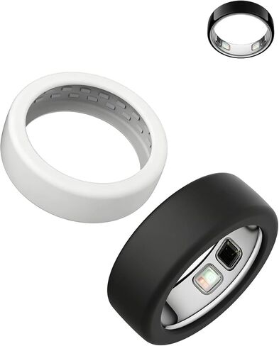 2 Pack Silicone Covers Compatible with Oura Ring 5, 2026 New Smart Ring Protectors, Anti-Scratch Soft Ring Cover Sleeve, Lightweight Daily & Fitness Protection in Kuwait