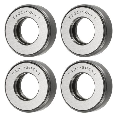 uxcell T127 Thrust Ball Bearings, 1.26" ID x 2.625" OD x 0.7656" Wide, Tapered Needle Roller Clutch Bearing, Chrome Steel in Kuwait
