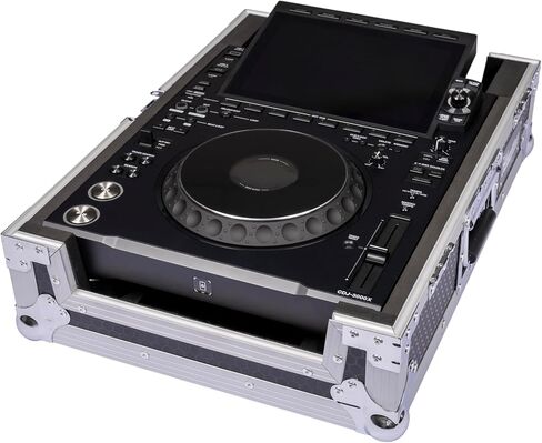 Headliner Pitch Black Flight Case Compatible with AlphaTheta CDJ-3000X Pro DJ Media Player; Custom Fit Rugged DJ Case Ideal for DJs On the Road in Saudi Arabia