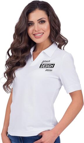 Print Your Design | Custom Personalized Polo Shirt for Men & Women, Short Sleeve Sports Golf Tennis T-Shirt in Kuwait