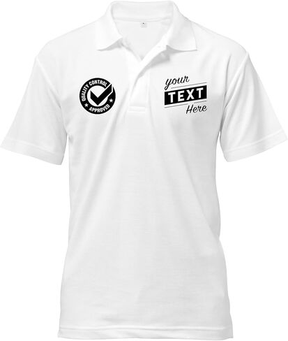 Print Your Design | Custom Personalized Polo Shirt for Men & Women, Short Sleeve Sports Golf Tennis T-Shirt in Kuwait