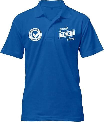 Print Your Design | Custom Personalized Polo Shirt for Men & Women, Short Sleeve Sports Golf Tennis T-Shirt in Kuwait
