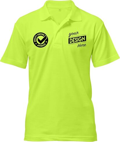 Print Your Design | Custom Personalized Polo Shirt for Men & Women, Short Sleeve Sports Golf Tennis T-Shirt in Kuwait