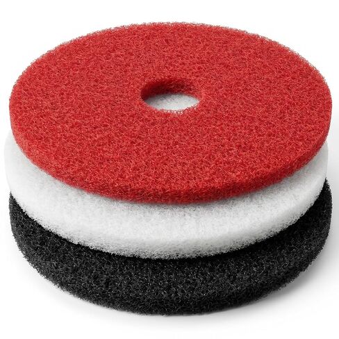 13" Floor Buffer & Scrubber Pads – 3-Pack | For 13" rotary floor machines. Strip wax, scrub grout & polish floors. Fits most commercial buffers. in Kuwait