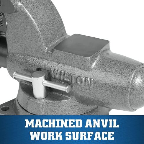 Wilton Pipe & Bench Vise, 6" Jaw Width, 9" Max Jaw Opening, 6-5/8" Throat (Model C-3) in Kuwait