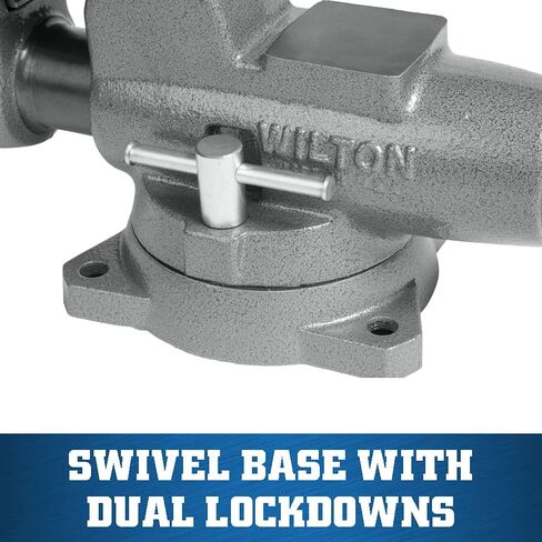 Wilton Pipe & Bench Vise, 6" Jaw Width, 9" Max Jaw Opening, 6-5/8" Throat (Model C-3) in Kuwait
