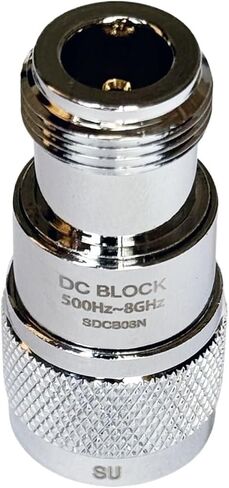 1Pcs/lot RF Straightener DC-Block; 1k-8G,13G,18G; SMA/N/BNC/TNC; Voltage Isolation :50v SDCB08 coaxial Fixed attenuator(Male-F 8GHz SDCB08T) in Kuwait