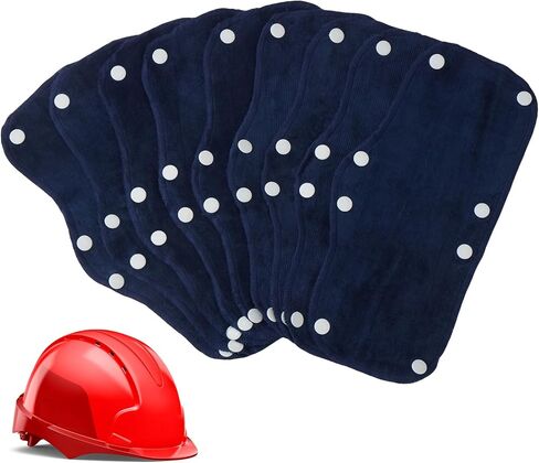 Hard Hat Sweatband, 9 Pack Hardhat Sweatband, Cotton Liner Hard Hat, Washable Sweatband for Hard Hats, Reusable Sweat Liners for Helmet Users in Kuwait