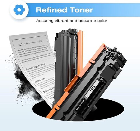 [مع رقاقة] خرطوشة حبر 141A متوافقة مع حبر HP LaserJet 141A W1410A الأسود كبديل لسلسلة HP Laser Jet M110 M110w، سلسلة LaserJet MFP M139w M140 M140w (2 أسود) in Kuwait
