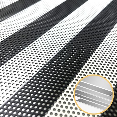 MAXDOM Front Grille Inserts Fits for Jeep (2018-2025) Wrangler JL/Gladiator JT (Black, 2018-2025 JL/JT) in Saudi Arabia