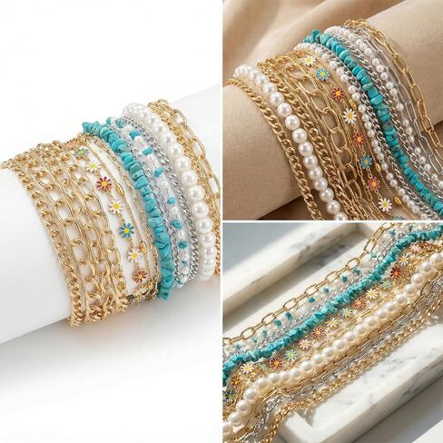 Hat Chains Bulk, 20 Pcs Trucker Hat Chains and Charms, Assorted Styles in Saudi Arabia