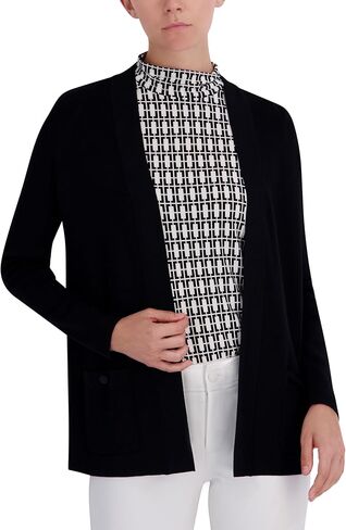 Anne Klein Women's 2 Pocket Malibu Cardigan in Saudi Arabia