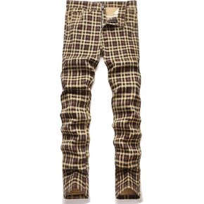 Keevoom Mens Stretch Skinny Flat-Front Fashion Style Comfy Solid Casual Slim Fit Business Dress Chinos Pants in Saudi Arabia