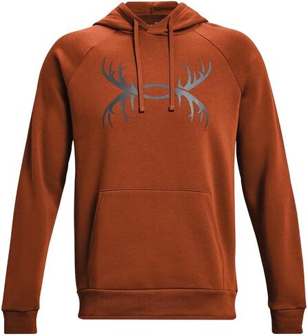 سترة بغطاء رأس Rival Fleece Antler للرجال من Under Armour in Kuwait