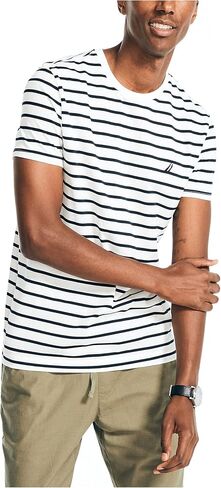 Nautica Men's Striped Crewneck T-Shirt in Saudi Arabia