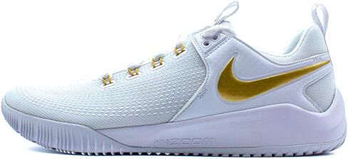 Nike Women's Zoom Hyperface 2 Volleyball Shoes (8 B(M) US, White/Black) in Kuwait