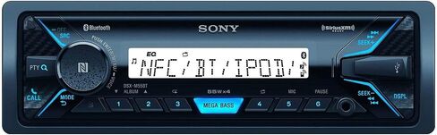 سوني DSXM55BT جهاز استقبال استريو للوسائط الرقمية البحرية بتقنية البلوتوث SiriusXM جاهز، DIN فردي in Kuwait