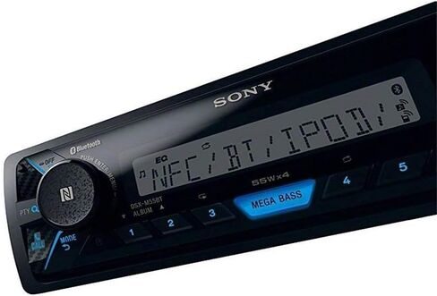 سوني DSXM55BT جهاز استقبال استريو للوسائط الرقمية البحرية بتقنية البلوتوث SiriusXM جاهز، DIN فردي in Kuwait
