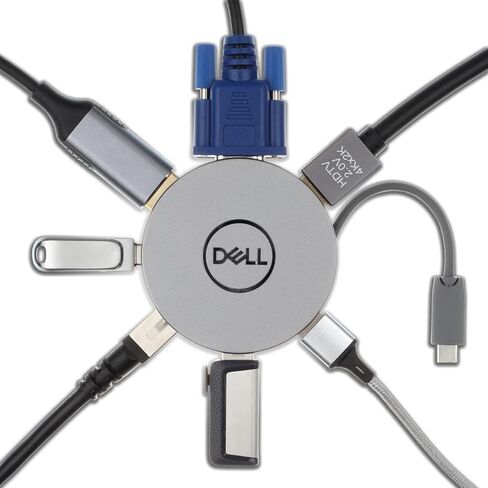 Dell DA310 Wired USB 3.2 Gen 2 (3.1 Gen 2) Type-C Silver in Saudi Arabia