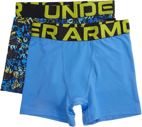 Under Armour boys Performance Boxer Briefs, Black Swirl Print Sp22, Small US in Kuwait