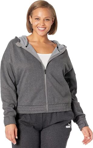 PUMA Women's Plus Size Train Favorite Fleece Full Zip in Saudi Arabia