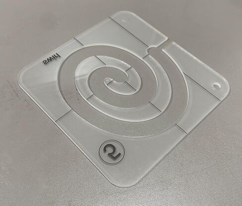 Free Motion Quilting Templates, Acrylic Rulers Set, Swirl Pattern Stencils for Machine Quilting in Saudi Arabia