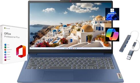 لابتوب لينوفو ايديا باد 3 الاحدث 2022 بشاشة لمس HD 15.6 انش ومعالج انتل كور i3-1115G4 الجيل 11 وRAM DDR4 8GB وSSD NVMe PCIe 256GB وHDMI وكاميرا ويب وواي فاي 5 وبلوتوث وويندوز 11 هوم، لون بيج in Kuwait