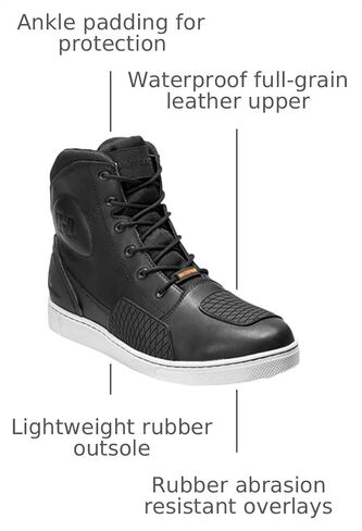 Harley-Davidson Men's Holtman 6-Inch Black Waterproof Motorcycle Boots D96187 in Saudi Arabia