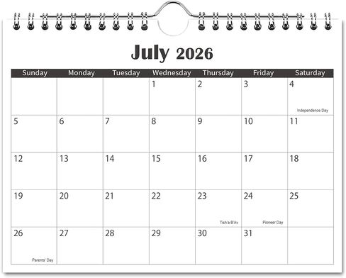تقويم صغير 2026، تقويم صغير 2026 يمتد من يناير 2026 حتى يونيو 2027، 6.4 بوصة × 8.5 بوصة، تقويم حائط صغير للمكتب، المطبخ، المركبات الترفيهية، لوحة الإعلانات أو الثلاجة in Kuwait