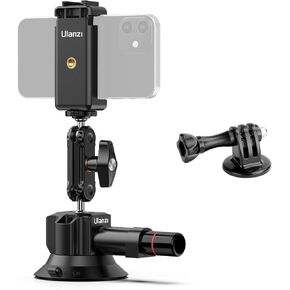UURig SC-01 Suction Mount 3" for Action Camera Car Mount w Smartphone Clamp in Kuwait