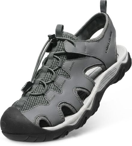 CAMEL CROWN Men's Hiking Sandals Waterproof Walking Sandals Closed Toe Athletic Sport Arch Support Summer Outdoor in Kuwait