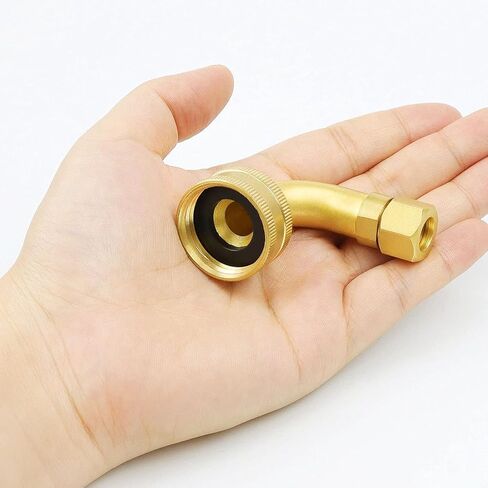 W10685193 3/4 Inch FHT Hose x 3/8 Inch Elbow Hose Fitting For Whirlpool Dishwasher By AMI PARTS in Saudi Arabia