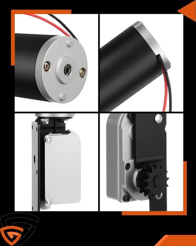 RV 5th Wheel Landing Gear Motor 142178 Assembly Compatible with Lippert Venture or Atwood & Stromberg Carlson Systems, Universal RV Landing Gear Power Motor Replace# LG-142178 LC-142178 in Saudi Arabia