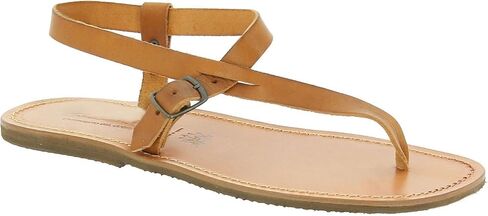 Gianluca - L'artigiano del cuoio Handmade Black Leather Thong Sandals for Men in Kuwait