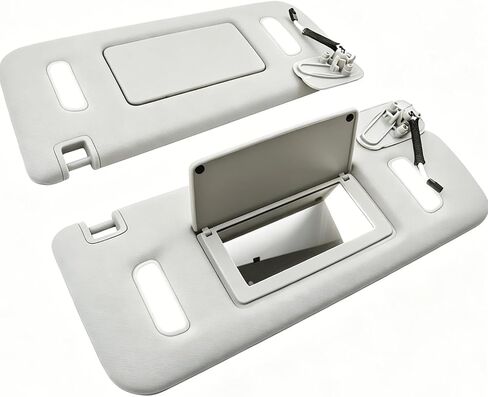 1 Pair Gray Sun Visor fit for 2007-2014 Chevy Silverado 1500 Suburban 1500 2500 Avalanche Tahoe GMC Sierra Yukon XL Cadillac Escalade Replaces 22850306 22850310 in Saudi Arabia