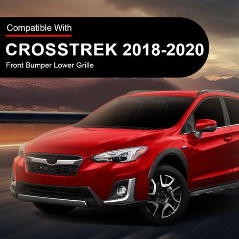 Front Upper Grille Assembly, Fit Subaru Crosstrek 2018 2019 2020, Glossy Black, 91123FL180, 91123FL140 in Saudi Arabia