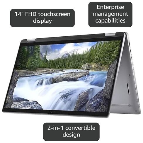 Dell Latitude 7000 7400 14" Touchscreen 2 in 1 Notebook - 1920 X 1080 - Core i5-8365U - 8GB RAM - 256GB SSD (Renewed) in Saudi Arabia