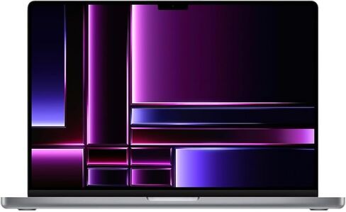 2023 Apple MacBook Pro مع شريحة Apple M2 Pro (16 بوصة، 16 جيجابايت من ذاكرة الوصول العشوائي، 1 تيرابايت SSD) (QWERTY English) رمادي فلكي (متجدد) in Kuwait