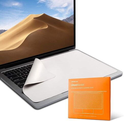 UPPERCASE GhostBlanket Screen Keyboard Imprint Protection Microfiber Liner and Cleaning Cloth 13" Compatible with MacBook Pro 13" MacBook Pro 14" and MacBook Air 13" in Kuwait