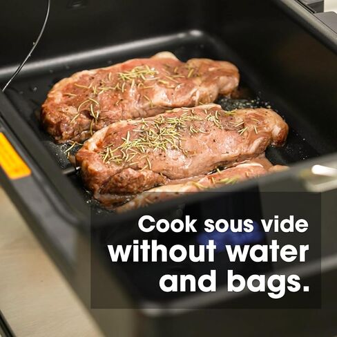 Sous Vide Water Oven by Vesta Precision - Perfecta | Powerful Pump Design | Accurate Temperature | Touch Panel or Wi-Fi App Control | Max/Min Water Level | 650 Watts | 10 Liter Capacity in Saudi Arabia
