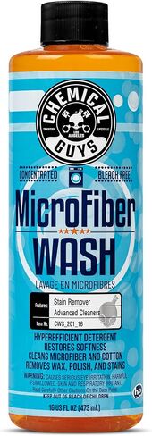 Chemical Guys CWS_201_16 Microfiber Cleaning Cloth & Car Wash Towel Concentrated Cleaning Detergent, 16 fl oz, Orange Scent in Saudi Arabia