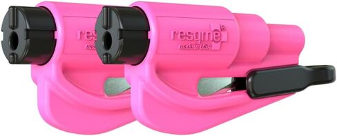 resqme The Original Keychain Car Escape Tool ، صنع في الولايات المتحدة الأمريكية (أزرق) in Kuwait